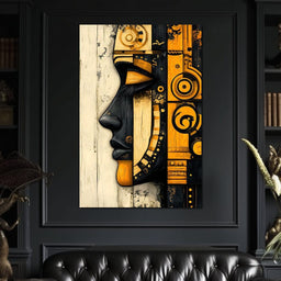 Geometric Fusion Reverie - NicheCanvas