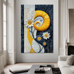 Golden Swirl - TooplesArt - NicheCanvas