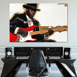 Electric Harmony Portraiture - NicheCanvas