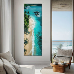 Tropical Serenity Beach - NicheCanvas