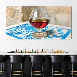 Golden Reflection on Porcelain - NicheCanvas