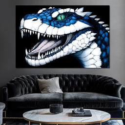 Predatory Raptile - NicheCanvas