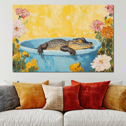 Gator Bath Oasis - NicheCanvas