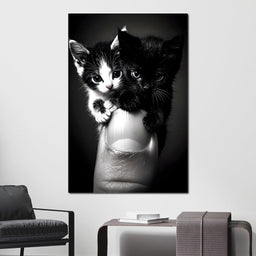 Playful Companions on Thumb - NicheCanvas