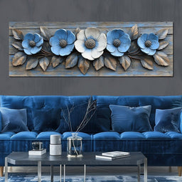 Rustic Bloom Harmony - NicheCanvas