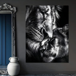 Lion's Bond - NicheCanvas