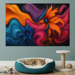 Colorstorm Swirls - TooplesArt - NicheCanvas