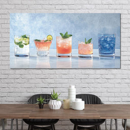 Colorful Cocktails - NicheCanvas