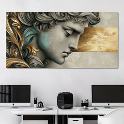 Golden Reverie in Stone - Wildrose Creations - NicheCanvas