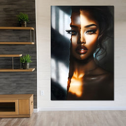 Radiant Fusion Portrait - NicheCanvas