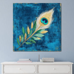 Peacock Plume Enchantment - NicheCanvas