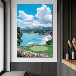 Ocean Breeze Golfing - NicheCanvas