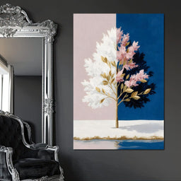 Dual Seasons Golden Blossom - NicheCanvas