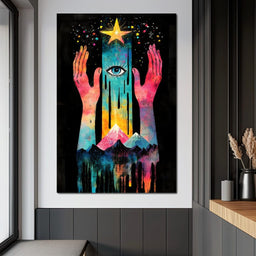 Celestial Visionary Voyage - NicheCanvas