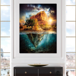 Celestial Canyon Dual Realm - NicheCanvas