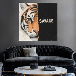 Fierce Wilderness Echo - NicheCanvas