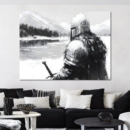 Knight of Winter Vigilance - NicheCanvas