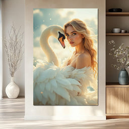 The Swan Maiden - Johanjjf - NicheCanvas