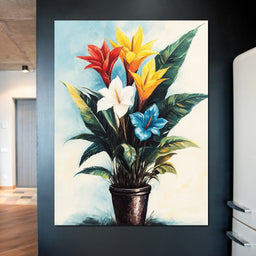 Tropical Bloom Flowers - NicheCanvas
