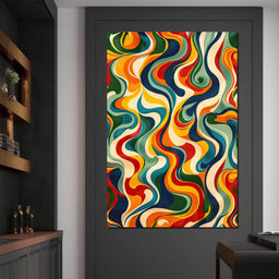 Vibrant Harmony Flow - NicheCanvas