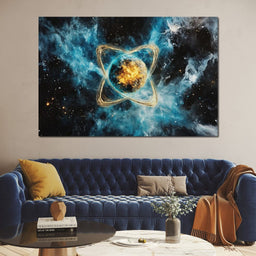 Celestial Fusion Symphony - NicheCanvas