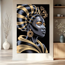 The Gilded Goddess - TooplesArt - NicheCanvas