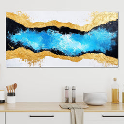 Golden Horizon Drift - NicheCanvas