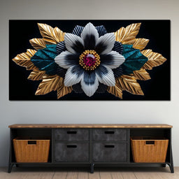 Golden Petal Radiance Jewel - NicheCanvas