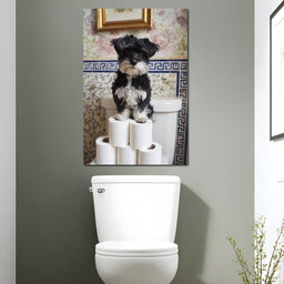 Puppy King of Soft Thrones - NicheCanvas