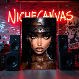 Enigmatic Stares in Shadow - NicheCanvas