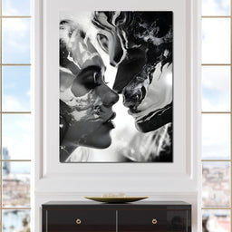 Luminous Liquid Kisses - NicheCanvas