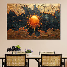 Aurora Burst Embers - NicheCanvas