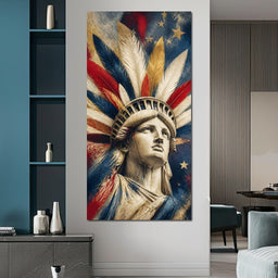 Sovereign Plume of Liberty - NicheCanvas