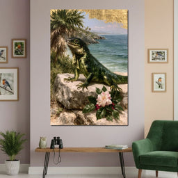 Patient Watcher of the Pacific Shore - NicheCanvas