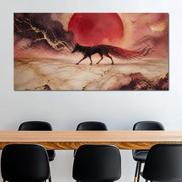 Gold Vein Fox Spirit - NicheCanvas