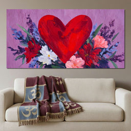 Heartflower Bouquet - NicheCanvas