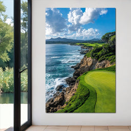 Coastal Greens Harmony - NicheCanvas