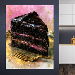 Decadent Slice Of Midnight - NicheCanvas
