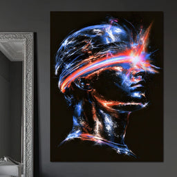 Synthwave Abstract Master Mind - NicheCanvas