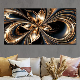 Gilded Currents Of The Infinite Void - NicheCanvas