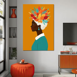 Crowned by Nature - TooplesArt - NicheCanvas