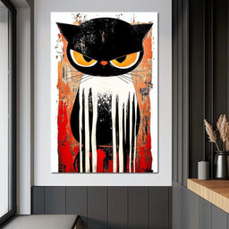 Ferocious Feline Enigma - NicheCanvas