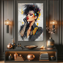 Rebel Glamour Explosion - NicheCanvas