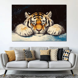 Slumbering Tiger - NicheCanvas