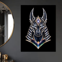 Celestial Anubis Guardian - NicheCanvas
