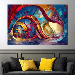 Vibrant Vortex - Tooples Art - NicheCanvas