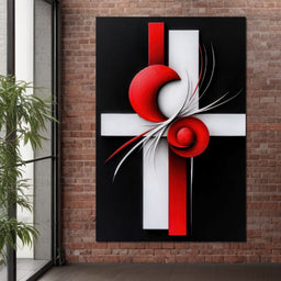 Scarlet Coil Crossing - TooplesArt - NicheCanvas