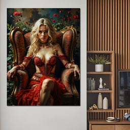 Female Portrait 329 - Johanjjf - NicheCanvas