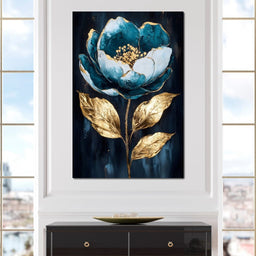 Golden Petal Rebirth - NicheCanvas