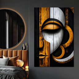 Golden Lattice of Reflection - NicheCanvas